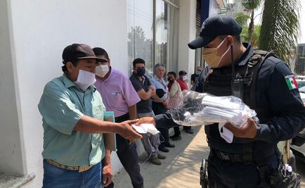 Mantiene SSPO vigilancia en calles y espacios públicos para evitar contagios de coronavirus en todo el estado