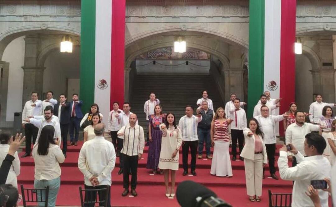 Asumen titulares de órganos decentralizados del gobierno de Oaxaca; harán tequio cada 15 días. Foto: Especial