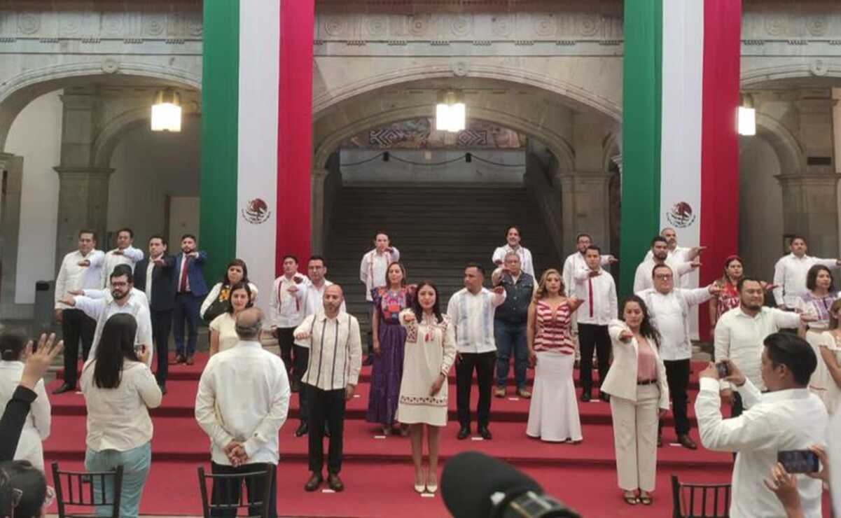 Asumen titulares de órganos decentralizados del gobierno de Oaxaca; harán tequio cada 15 días. Foto: Especial