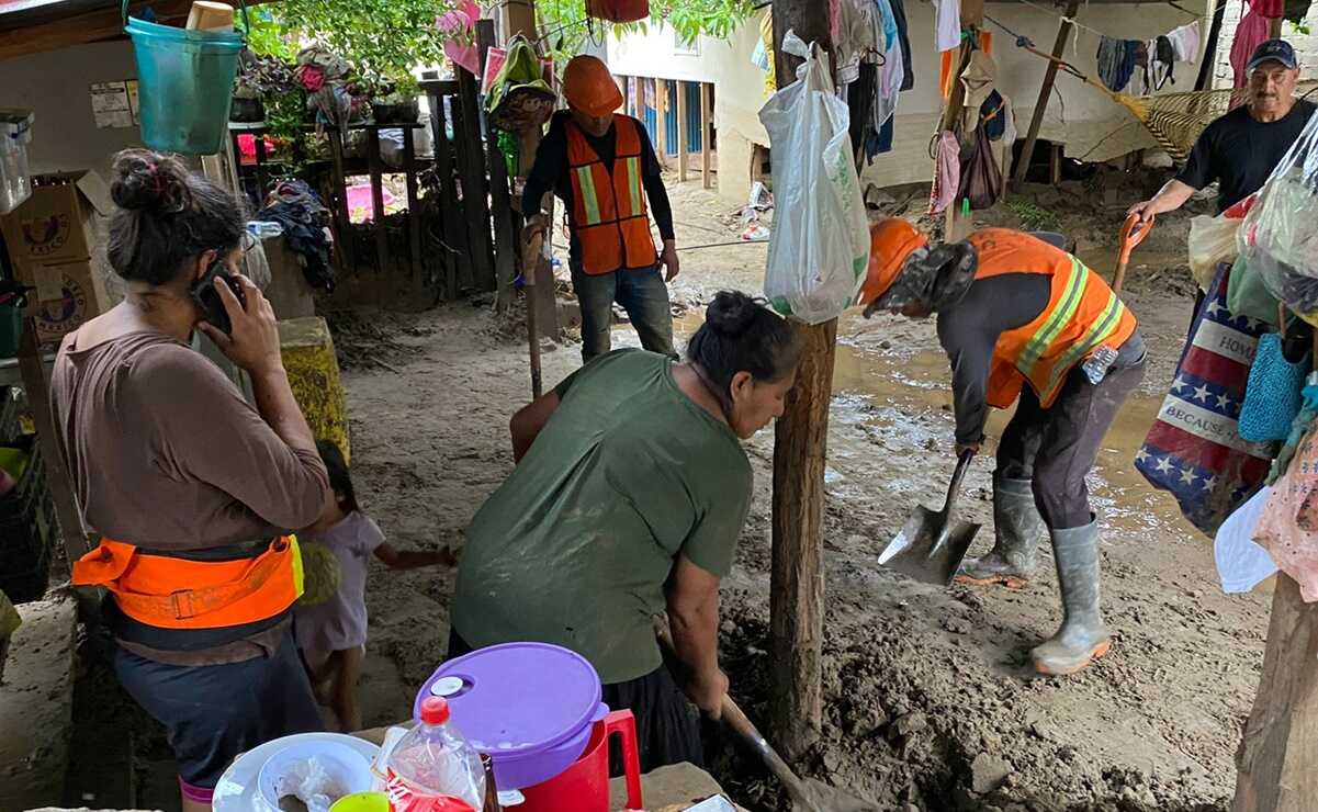 Censarán a más de 26 mil familias en 126 comunidades de Oaxaca con daños por huracán Agatha