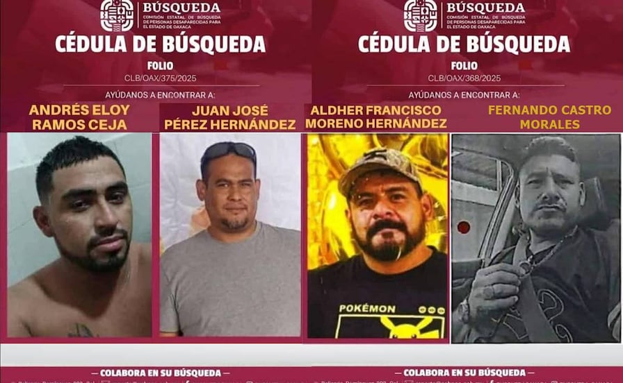 Familias exigen la búsqueda y localización con vida de los cuatro traileros desaparecidos en Oaxaca