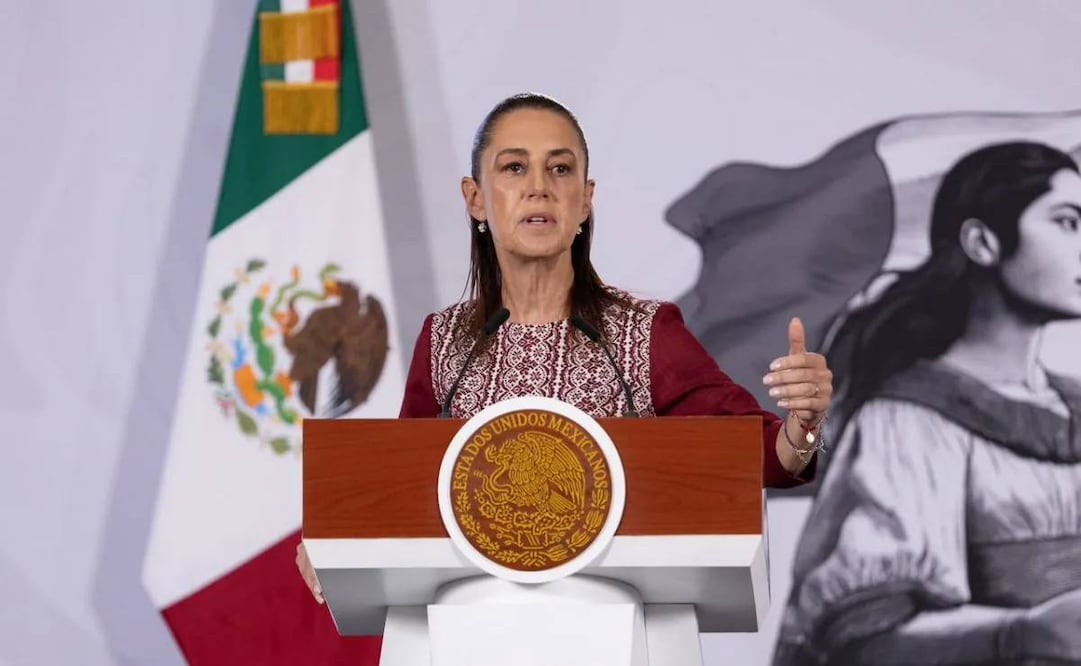 Claudia Sheinbaum Pardo, presidenta de México en la Mañanera del 22/06/2026. Foto: Hugo Salvador / EL UNIVERSAL
