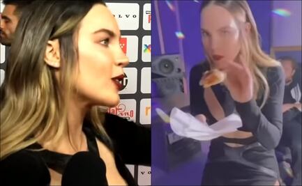 Video. Belinda “vende” tamales oaxaqueños durante alfombra roja en España