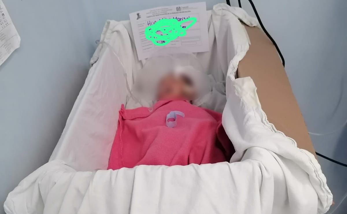Colocan a recién nacido en caja de cartón en Hospital Civil de Oaxaca; despiden a responsable. Foto: Especial