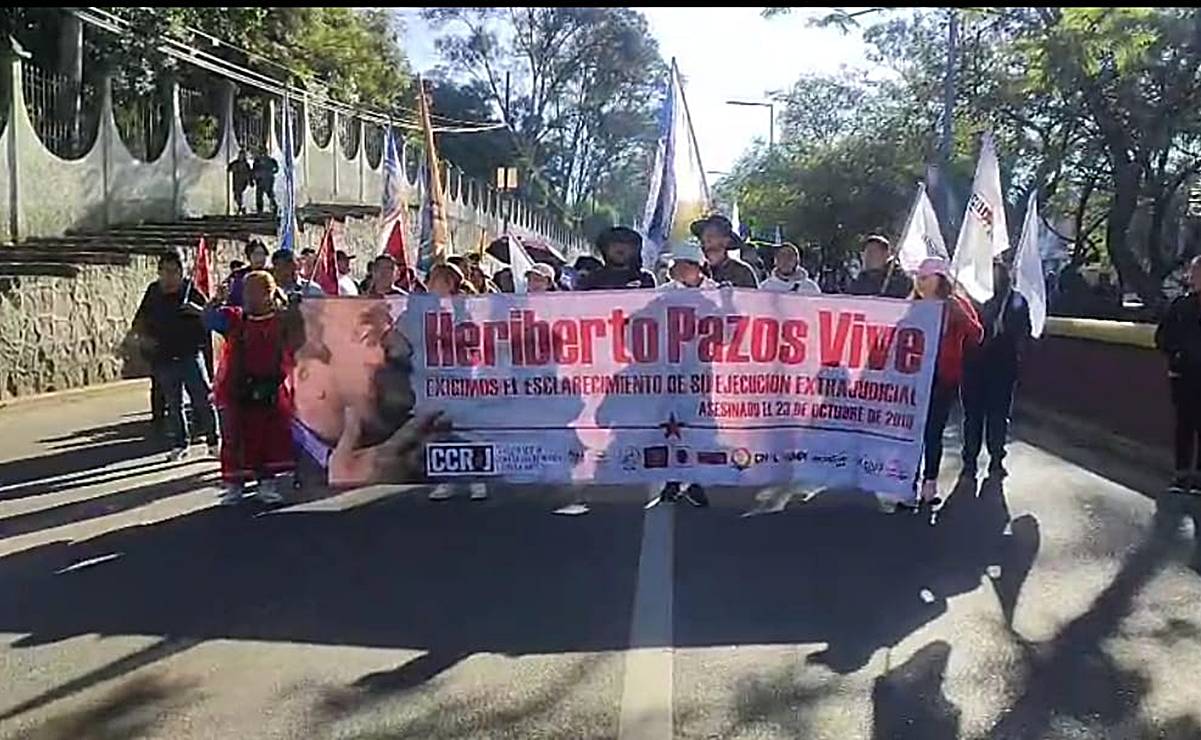 Con marcha, conmemoran aniversario luctuoso del fundador del MULT asesinado hace 15 años