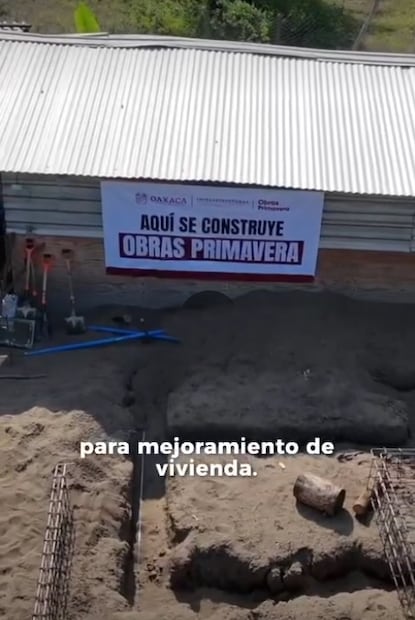 El programa estatal pretende construir más de 3 mil viviendas y brindar más de 6 mil apoyos para el mejoramiento de estas. Foto: Gobierno de Oaxaca