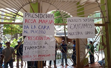 Toman palacio de Santa María Zacatepec; acusan incumpliendo del Ayuntamiento para iniciar con obras 
