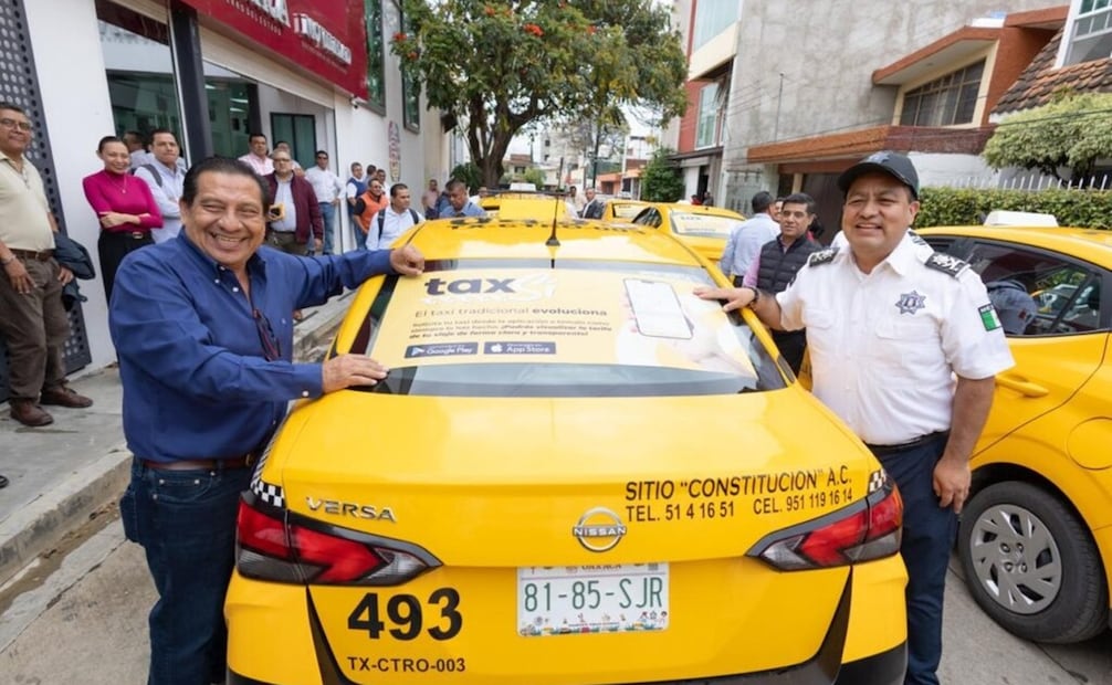 La nueva aplicación "taxSí" ha sido diseñada para garantizar la seguridad de los usuarios y establecer una tarifa justa al solicitar algún viaje. Foto: Gobierno de Oaxaca