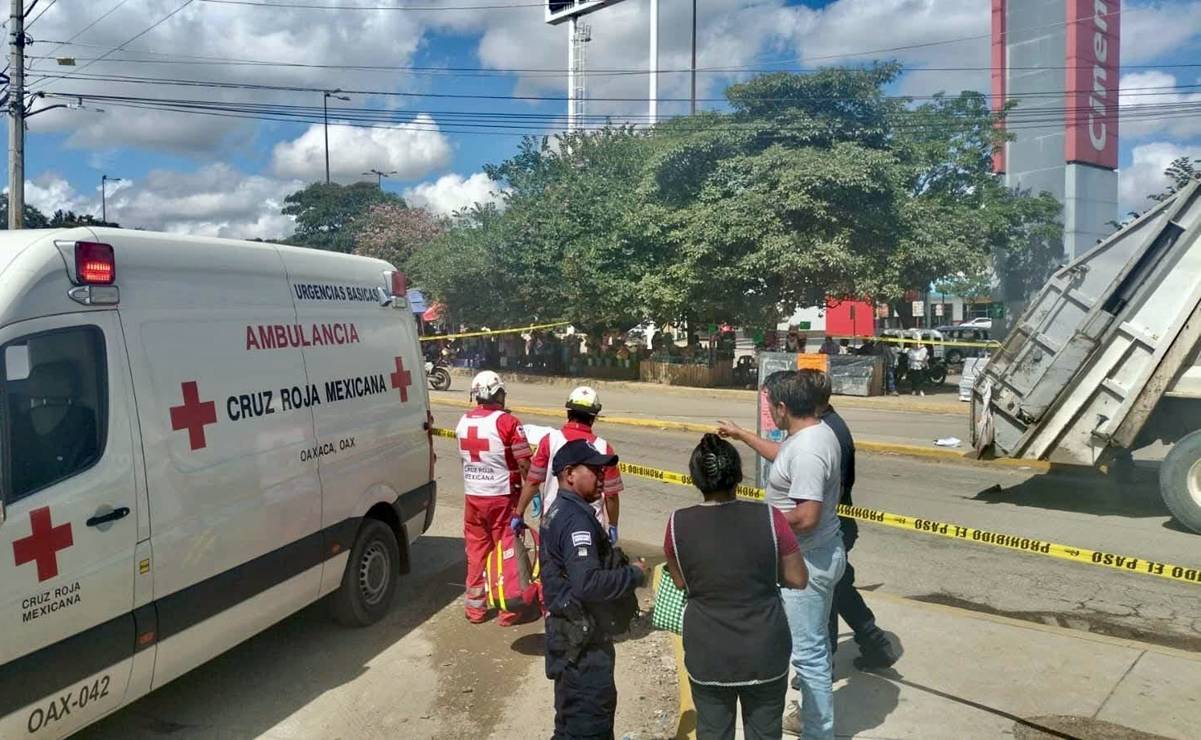 Familiares desmienten apoyo del ayuntamiento de Oaxaca ante muerte de adultos mayores arrollados por camión de basura