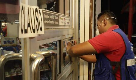 Clausuran negocios en Tehuantepec por no acatar cierre temporal por emergencia de coronavirus