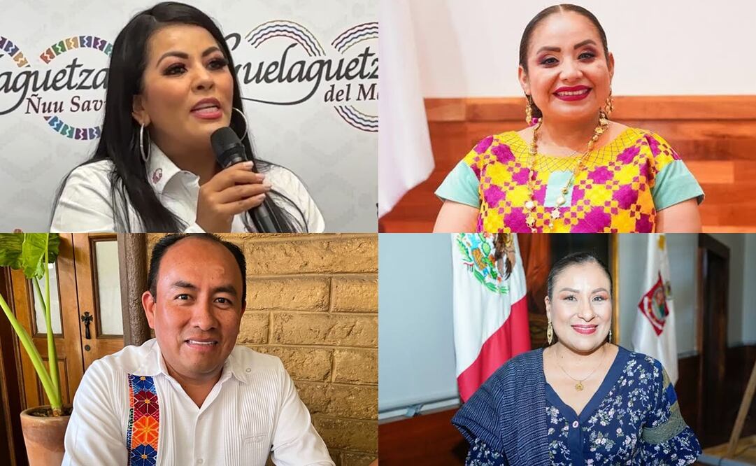 Funcionarios que renunciaron a su cargo en Oaxaca. Fotos: Coordinación de Comunicación Social del Gobierno del Estado de Oaxaca