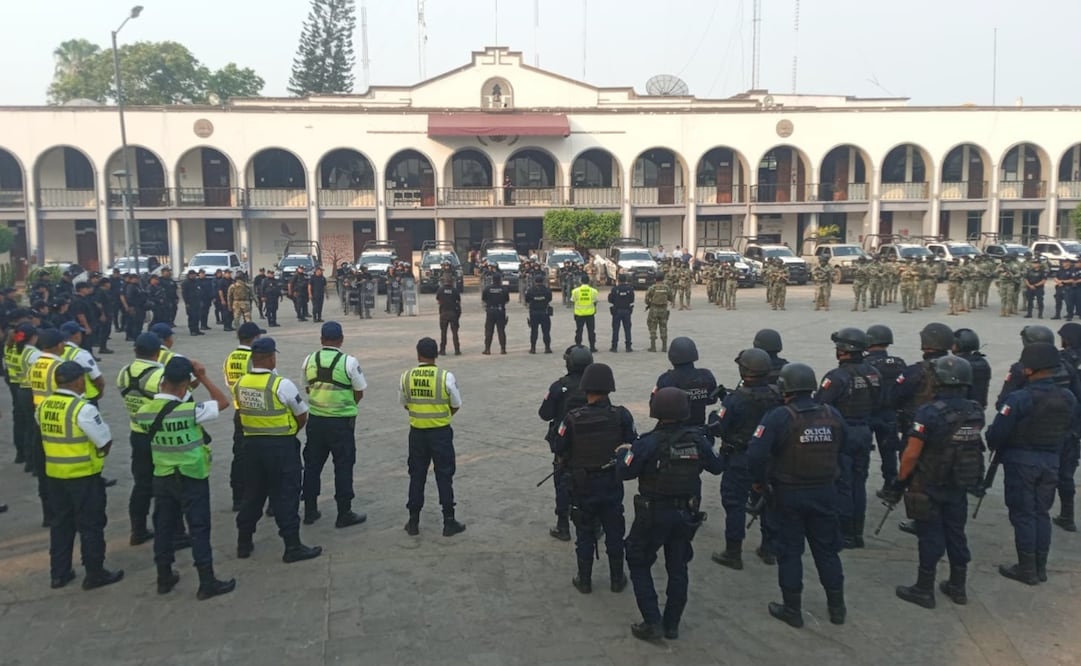 Dejan marinos Tuxtepec, próximo gobierno municipal devolverá seguridad a policías municipales. Foto: Especiales