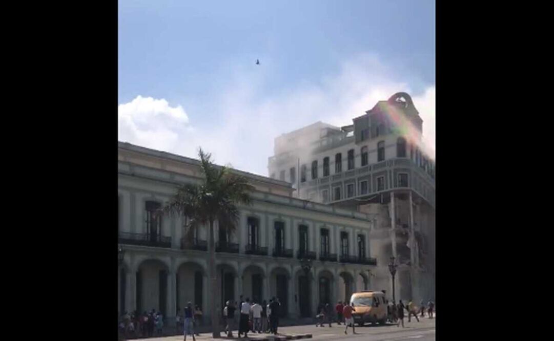 VIDEO. Así se vio la explosión del Hotel Saratoga en La Habana, Cuba