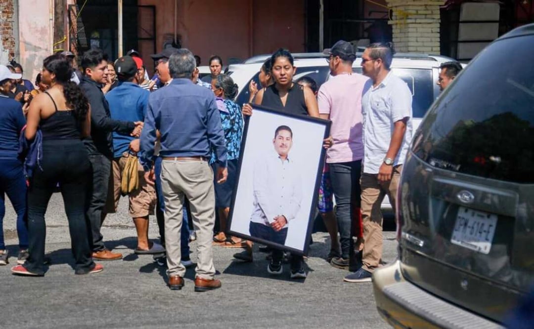 Despiden a director de la Comisión Estatal del Agua de Oaxaca, quien murió en un accidente. Foto: Claus Mendoza