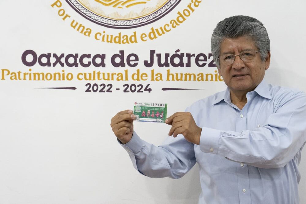 Develan “cachito” de la Lotería conmemorativo de la “Noche de Rábanos”, tradición emblema de Oaxaca