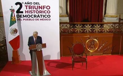 Nunca se había insultado tanto a un presidente, dice AMLO en informe