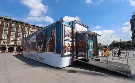 Oaxaca llega al Zócalo de la CDMX con una proyección de cine