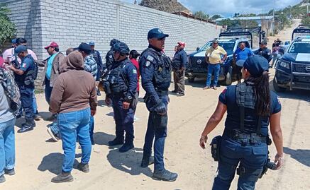 Acusan a la Secretaría del Bienestar de invadir predio particular para construir una cancha en Tlacolula, Oaxaca