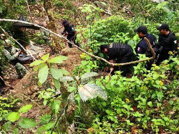 Buscan autoridades federales y estatales a desaparecidos en la región mazateca