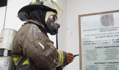 PRI Oaxaca exige que se indague y esclarezca incendio en sus oficinas estatales