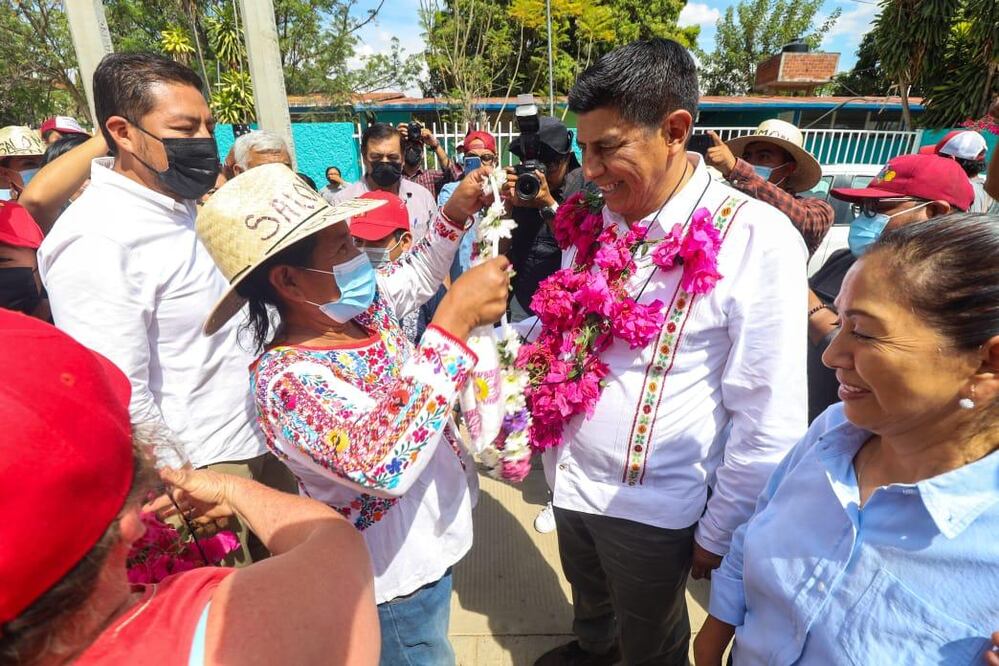 Promete Salomón Jara nuevo modelo de desarrollo para Oaxaca, de ganar la gubernatura. Foto: Especial