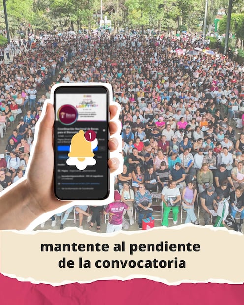 Foto: FB@Coordinación Nacional de Becas para el Bienestar Benito Juárez