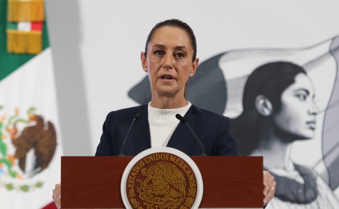 Conferencia matutina de la presidenta Claudia Sheinbaum el 18 de junio de 2025. Foto: Carlos Mejía / EL UNIVERSAL