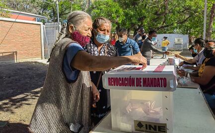 Votaron 709 mil oaxaqueños en revocación de mandato de AMLO; Oaxaca, entre estados con más participación