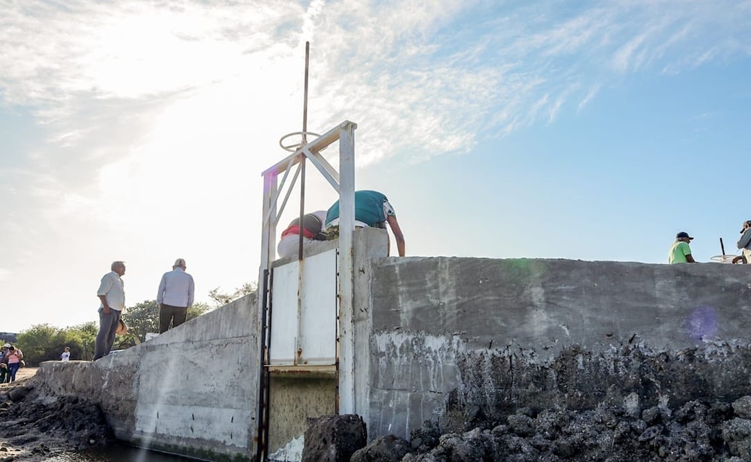 Compuerta pesquería Santa Cruz. Foto:
Especial
