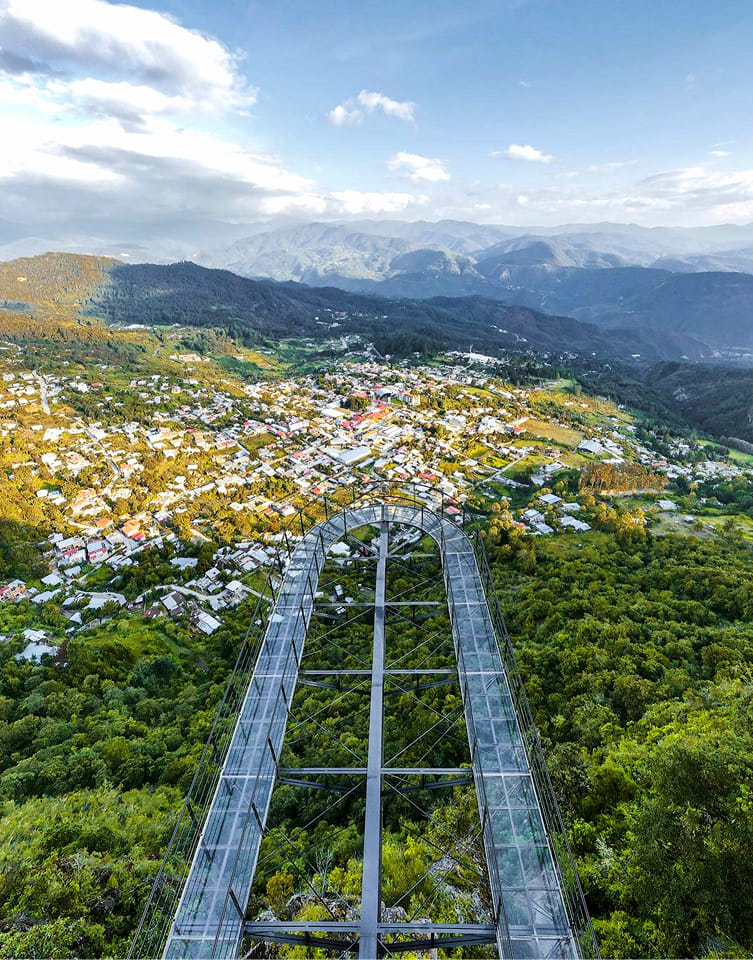 Mirador de cristal. Foto: Viajero Oaxaqueño
