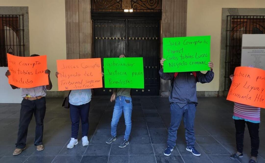 Denuncian corrupción de jueces del Tribunal de Oaxaca en asesinato de 2 mujeres, familiares de periodista. Foto: Mario Arturo Martínez