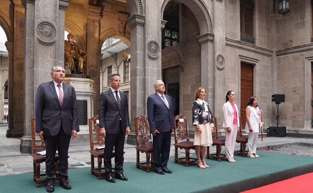 Destacan la figura de Benito Juárez como inspiración para la 4T, a 150 años de su muerte. Foto: Presidencia