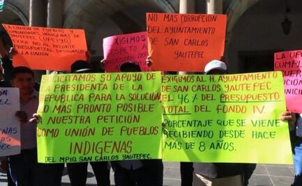 Acusan a autoridades de San Carlos Yautepec, Oaxaca, de falta de obras y de transparencia