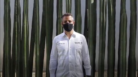 Pide Murat a Consejo de Salubridad que Oaxaca pase a semáforo amarillo ante aumento de casos de Covid-19
