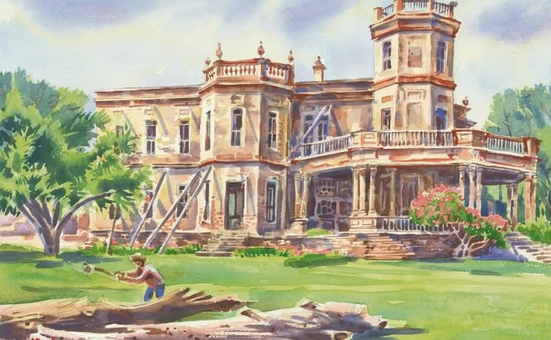 El chalet francés de Porfirio Díaz: una obra maestra en ruinas. Foto: Turismo Jamay, Jalisco.