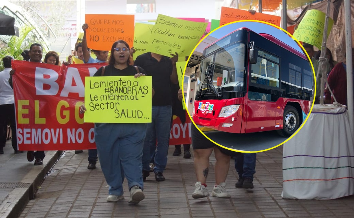 Autoridades de Oaxaca acuerdan no despedir a ningún chofer y mantener las concesiones en el sistema BinniBus