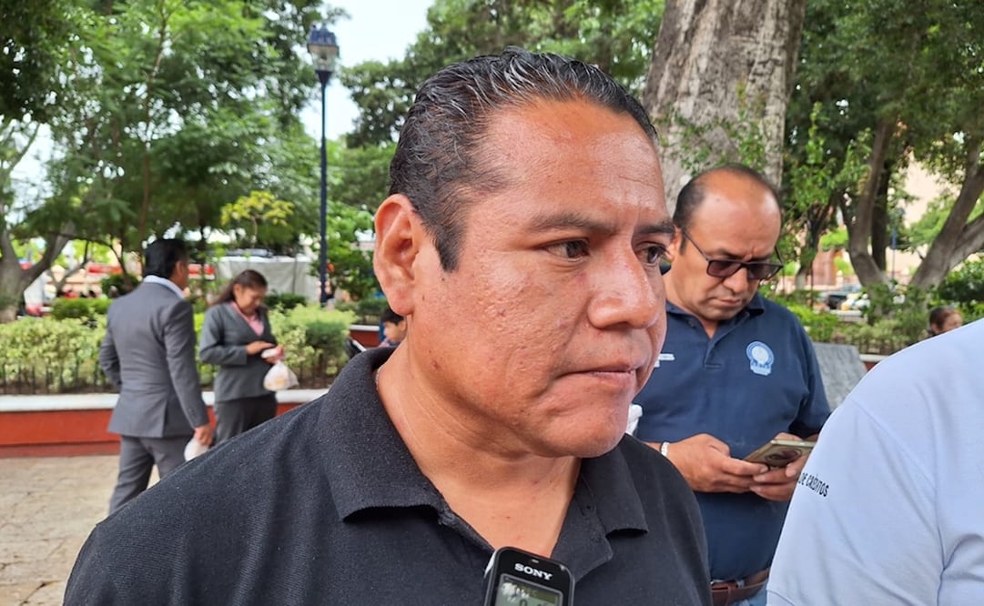 Miguel Ángel Ortiz, representante sectorial de la Sección 22 en Huajuapan. Foto: Cortesía Saúl Salazar