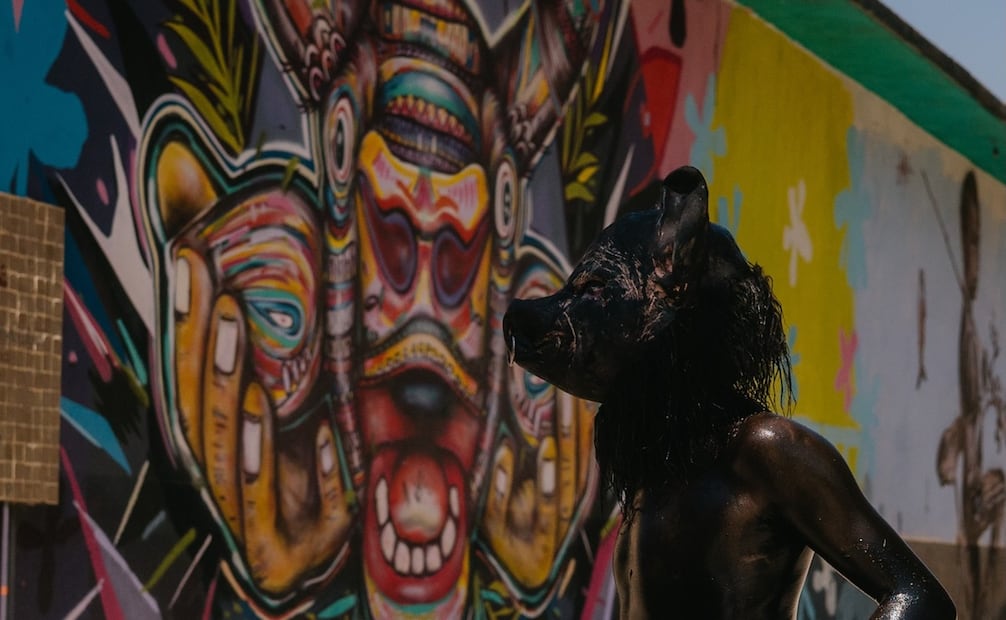 Mural en San Martín Tilcajete, Oaxaca. Foto: Facebook@Oaxaca Bonito.