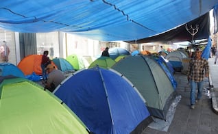 Sección 22 del SNTE inicia el paro laboral indefinido con plantón y marcha en la ciudad de Oaxaca