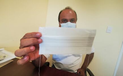 Sindicato denuncia mala calidad de cubrebocas entregados a personal médico en Juchitán