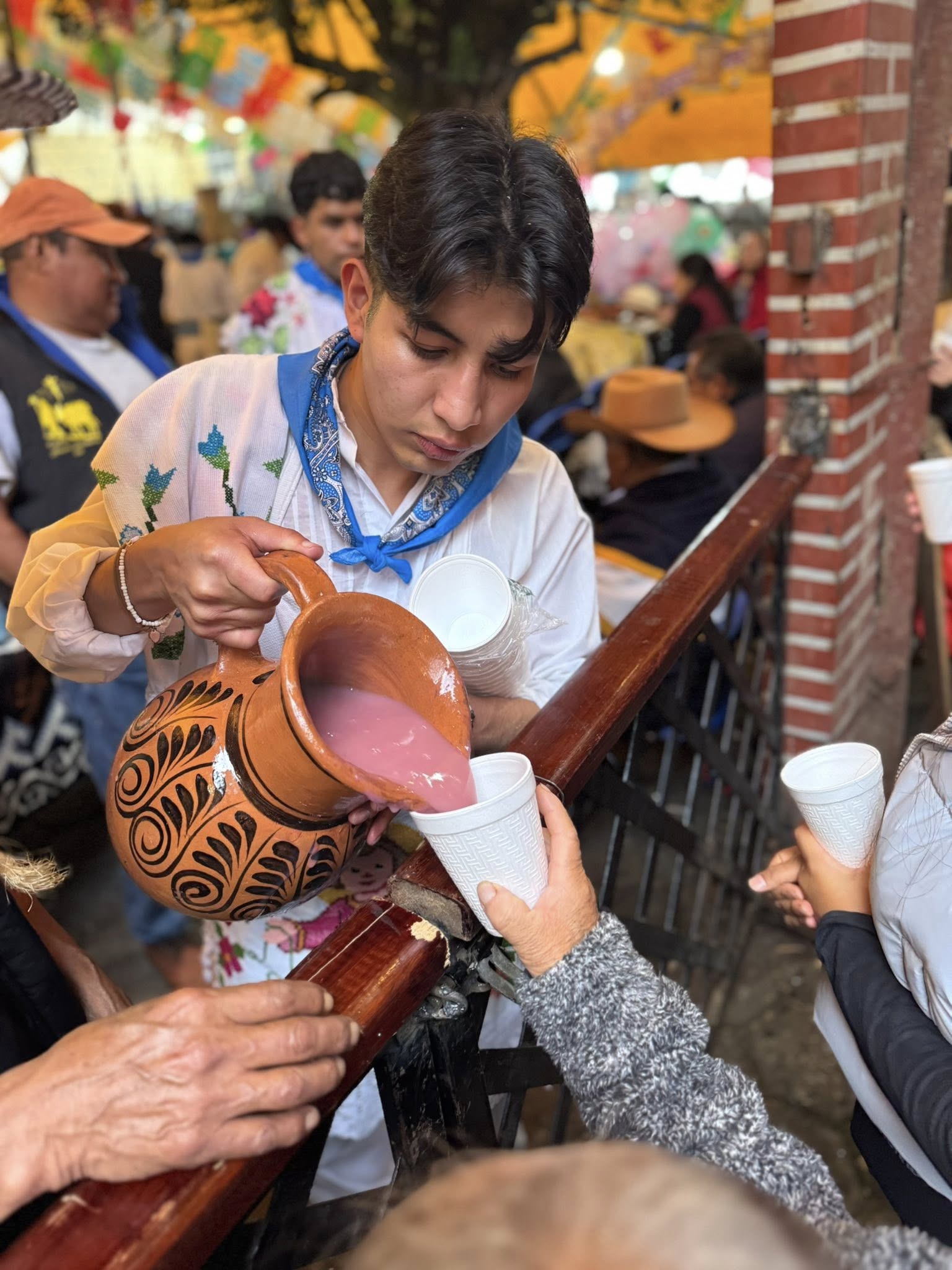 Atole rosa. Foto: Santiago Tilapa