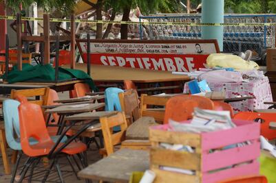 400 mil estudiantes de Oaxaca siguen sin clases tras sismos
