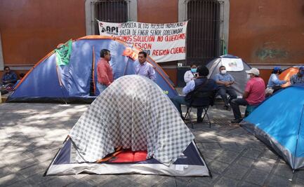Tras rechazo en Etla, familias desplazadas de Xoxo levantan plantón y regresan a albergue