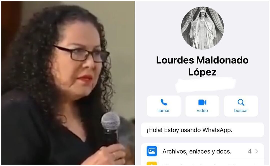 Activan celular de la periodista Lourdes Maldonado, asesinada en Tijuana; ponen imagen de Santa Muerte. Fotos: Especiales