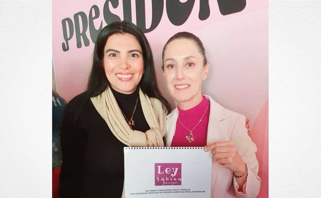 Presenta activista oaxaqueña la Ley Sabina ante la jefa de gobierno de CDMX, Claudia Sheinbaum. Foto: Especial