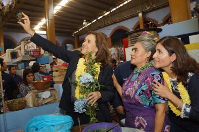 Anaya “es un copión” y AMLO “promueve la beligerancia de la CNTE”: Zavala