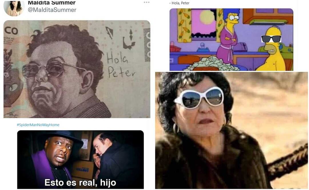 ¡Hola Peter! "Spider-Man: No Way Home" desata multiverso de memes