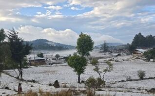 Granizada deja sin electricidad a comunidades de la Mixteca de Oaxaca