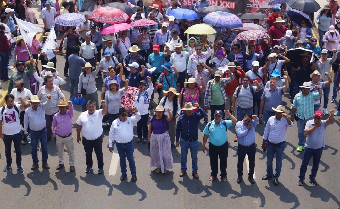 Aumento en gobierno de AMLO no cubre inflación en el país, dice desde Oaxaca Sección 22 del SNTE. Foto: Edwin Hernández