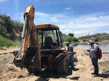 Incauta Profepa maquinaria que extraía material pétreo ilegalmente